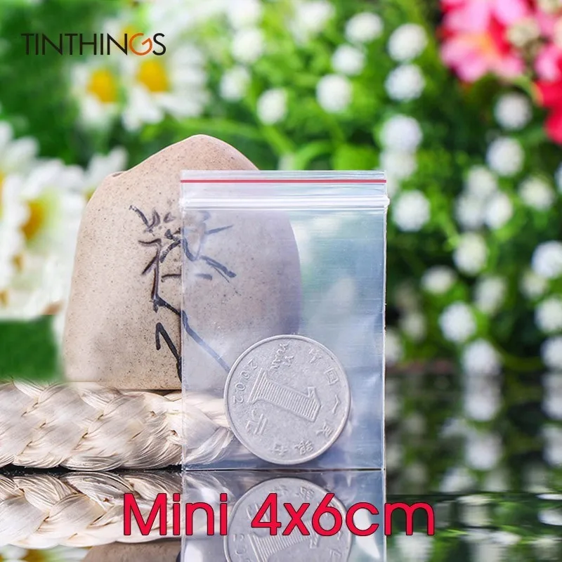 Пластиковые пакеты с застежкой молнией 4 Х6 см|Подарочные сумки и упаковка| |