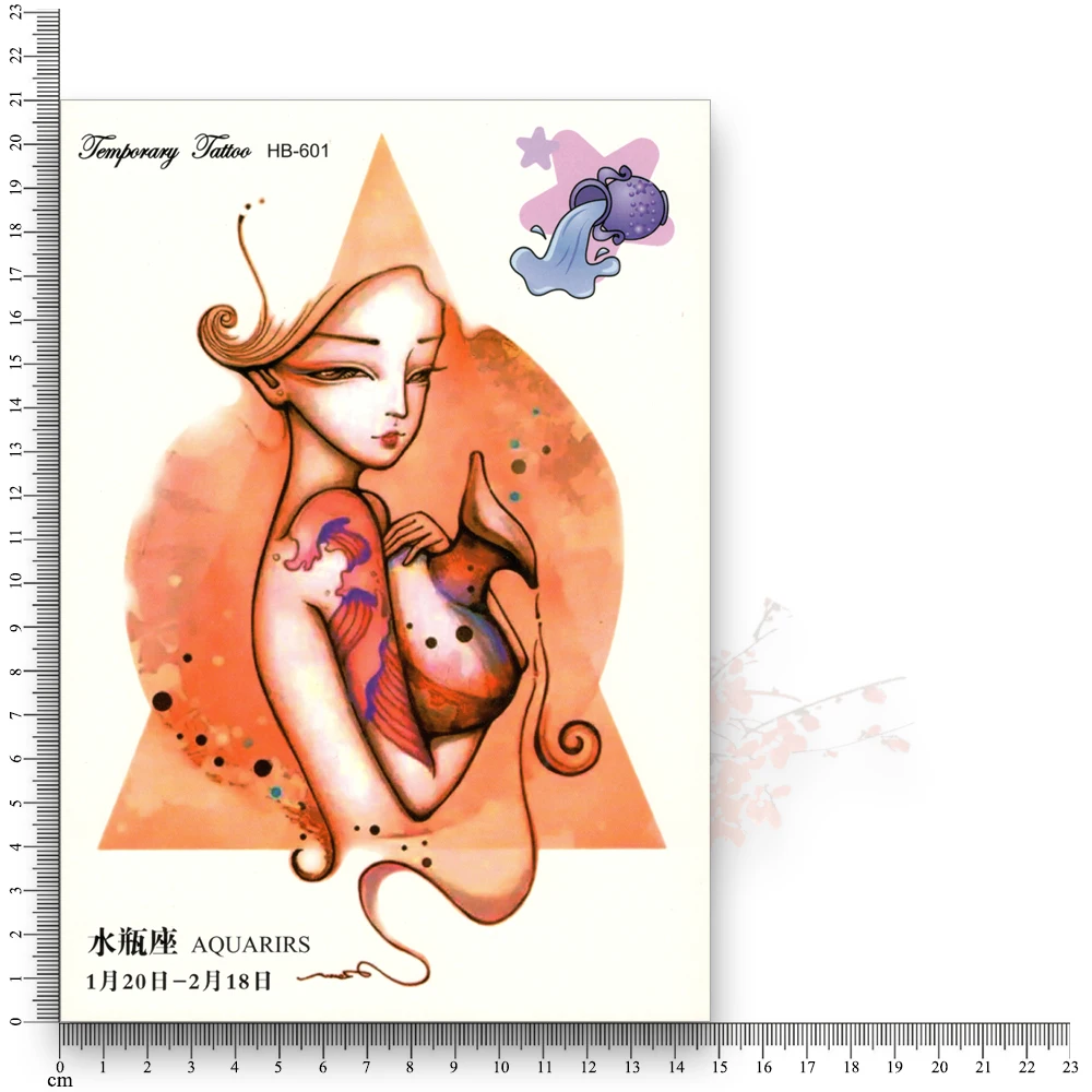 Водостойкие наклейки водостойкие временные искусственные татуировки 12