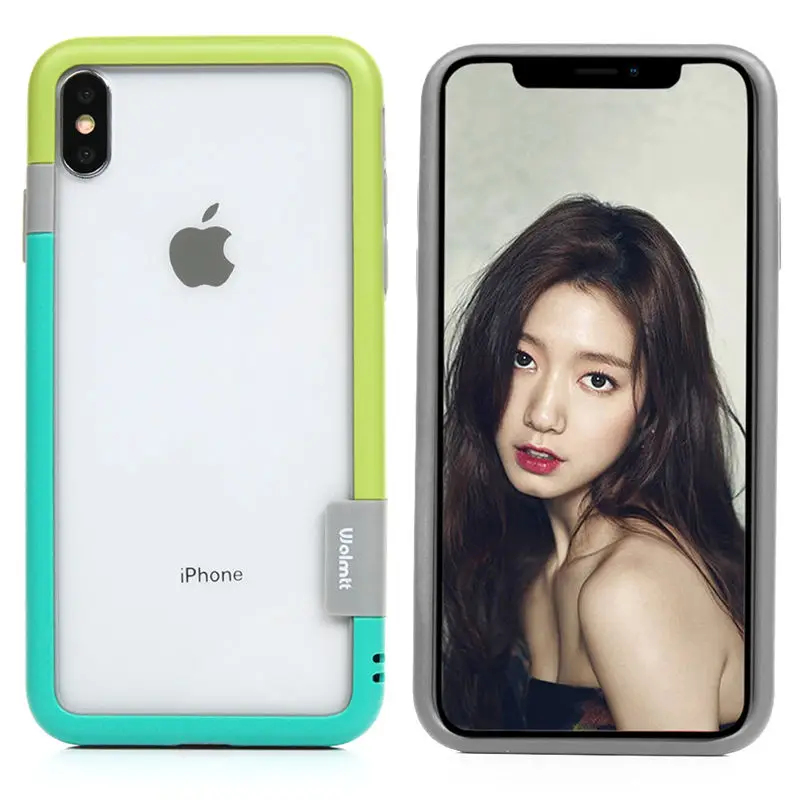 TPU Soft Colorful Bumper Frame Thin Slim Cases For iPhone XS Max Cover Phone Protection Shell | Мобильные телефоны и