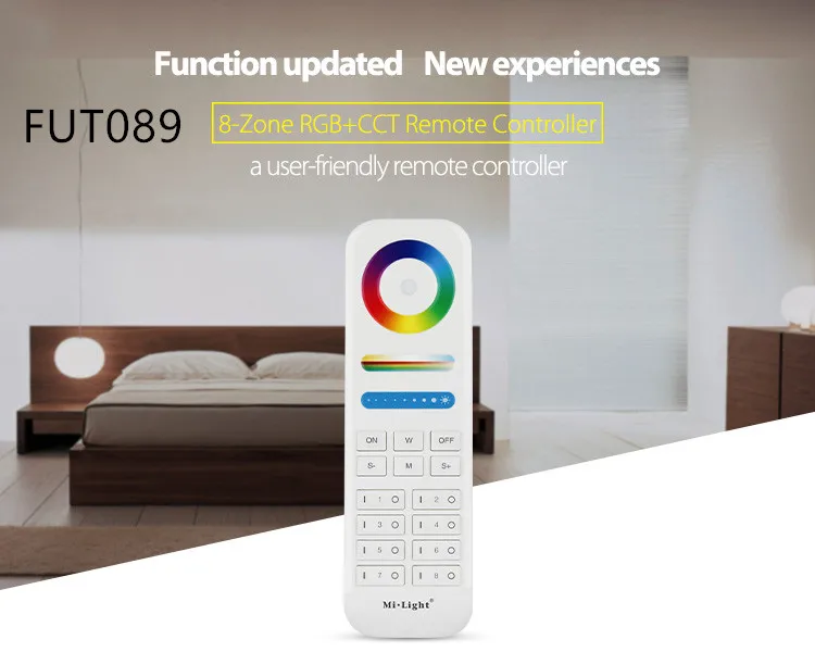 Milight AC 85V - 265V E27 6W 8W 9W 12W RGB + CCT светодиодный светильник 2 4G беспроводной RF WIFI Пульт