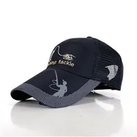 Для взрослых мужчин Регулируемая рыбалка Daiwa японский солнцезащитный козырек спортивные Бейсбольные шляпы для рыбалки Кепка черная специальная Панама с буквой dd06 - Цвет: Черный
