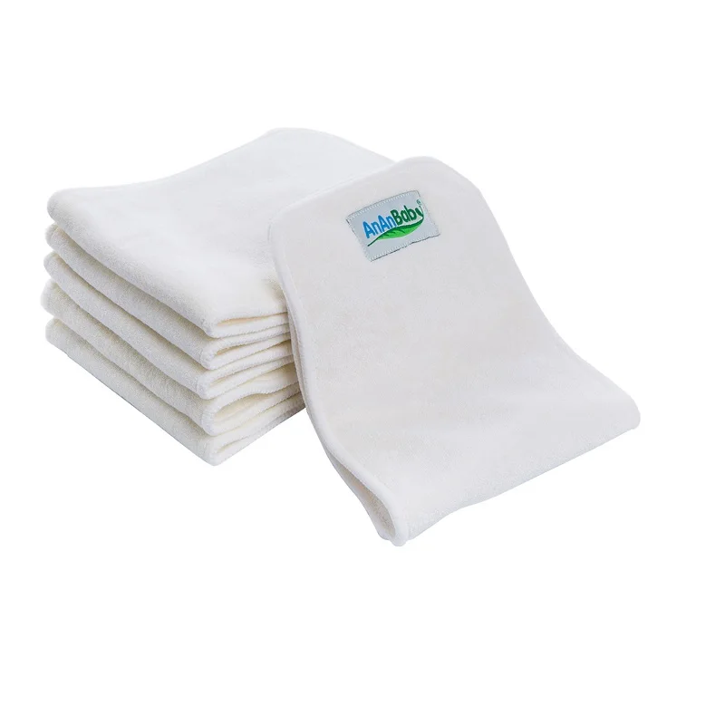 Ananbaby Baby Reusable Bamboo Nappies Super Absorbent Cloth Diaper Inserts Liners Breathable 1pcs HA026 | Мать и ребенок