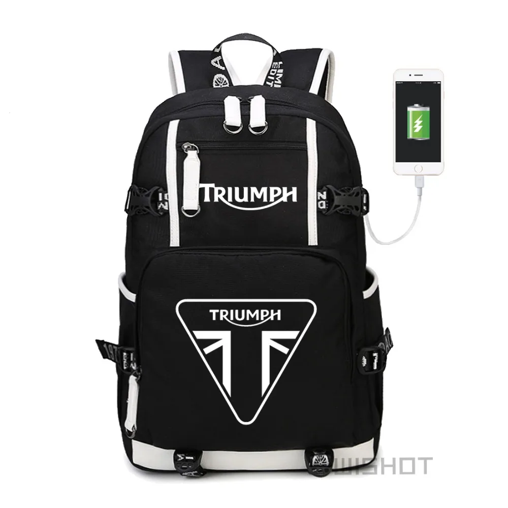 WISHOT triumph Многофункциональный рюкзак с зарядкой через USB для подростков мужчин wo мужские школьные сумки для студентов дорожные сумки
