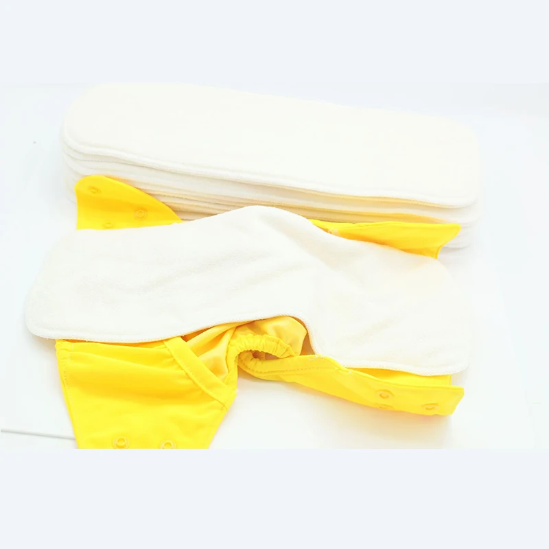 MHWGO Baby Cloth diaper Reusable Diapers Bamboo Fber Cotton Panties Washable Diaper For Potty Training | Мать и ребенок