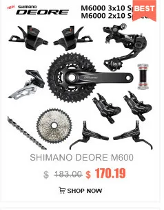 SHIMANO DEORE M6000 комплект горного велосипеда 1x10-Speed 42T 46T 50T SL+ RD+ SUNSHINE+ CHAINRING+ X10.93 M6000 переключатель заднего переключателя
