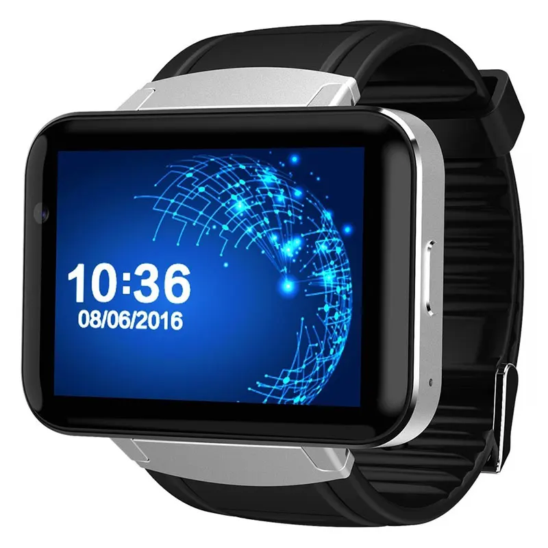DOMINO DM98 Bluetooth Smart часы 2 дюймов ОС Android 4 3g Smartwatch телефон MTK6572A Dual Core 1 ГГц ГБ Встроенная