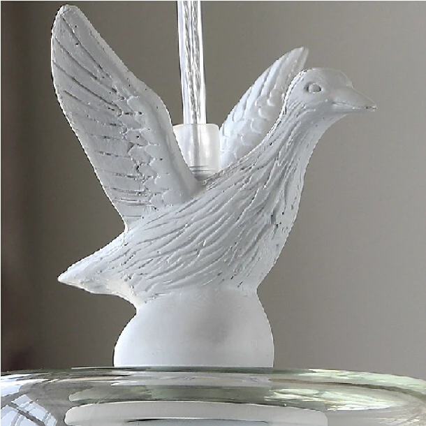 Подвесное освещение стеклянные оттенки американская Европейская ретро подвеска