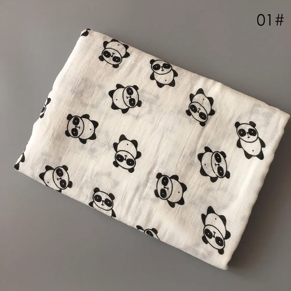 Детское муслиновое одеяло Puseky мягкое спальное для новорожденных банное