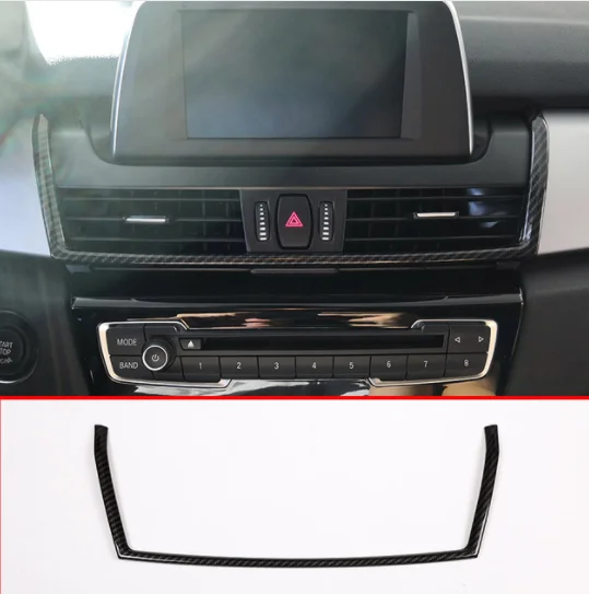 

Carbon Fiber ABS Center Air Conditioning Vent Frame Trim Accessories For BMW 2 Series Gran Tourer F45 F46 218i 2014-2018