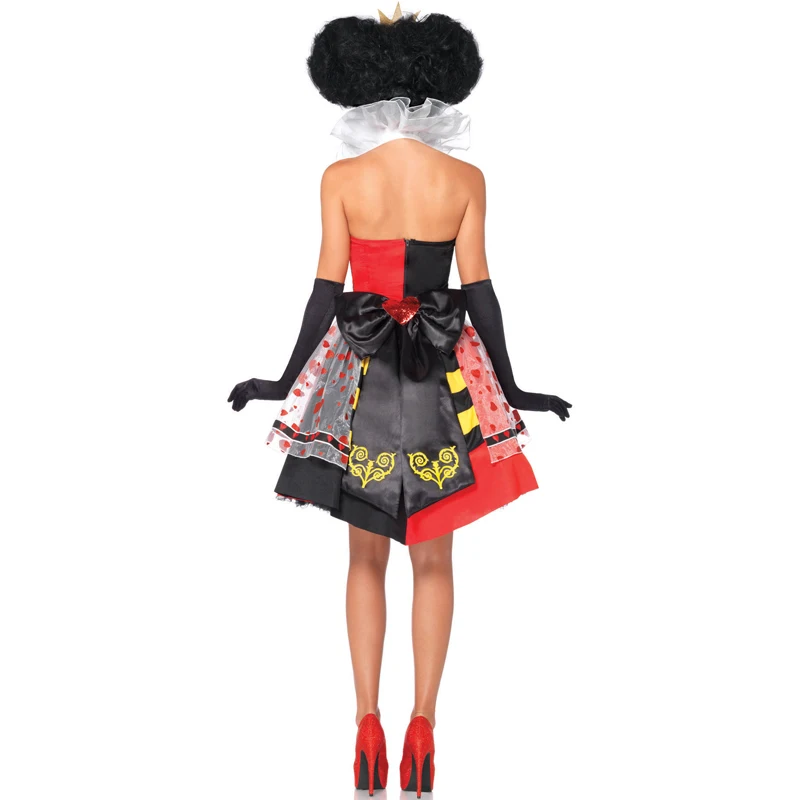 Новинка 2017 костюм принцессы для хеллоуина взрослых женщин в покер Красная