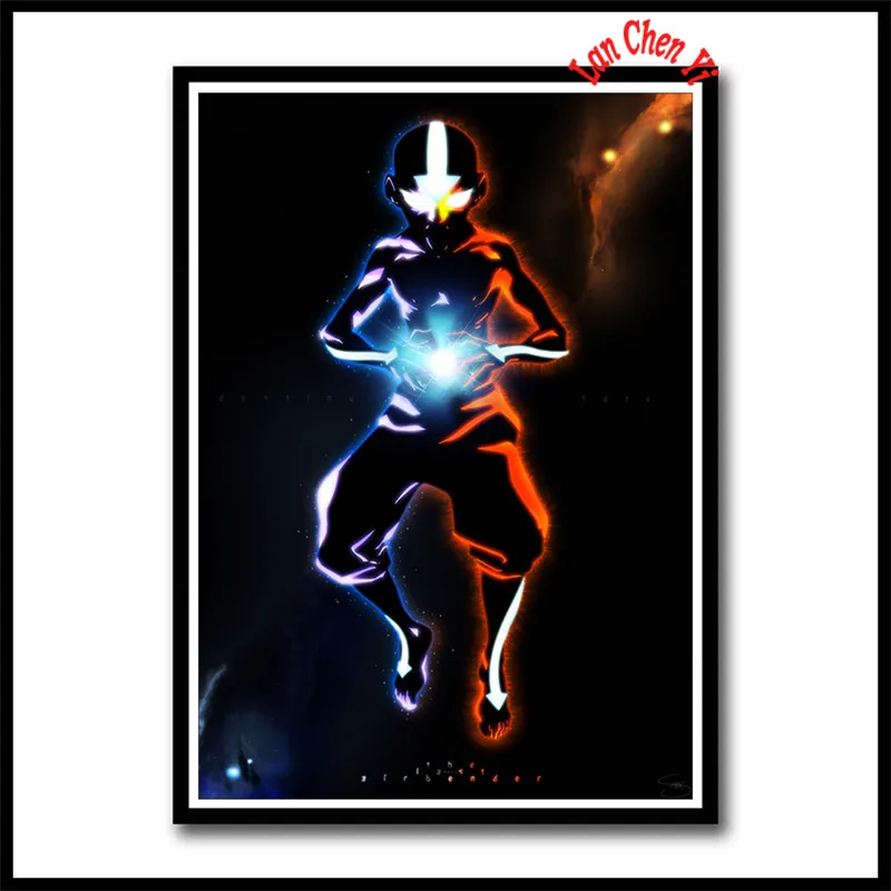 Аватар Последний Airbender белая бумага с покрытием плакаты фотографии для украшения комнаты дома Бескаркасный плакат