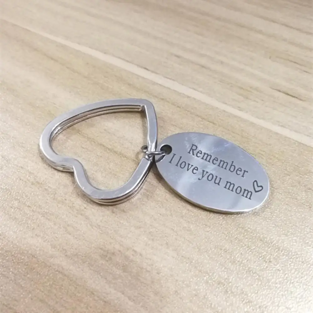 Металлическая цепочка для ключей подарок на день матери помните что я люблю тебя