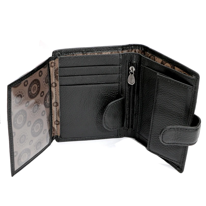 100% кошелек из натуральной кожи многофункциональные кошельки для мужчин с
