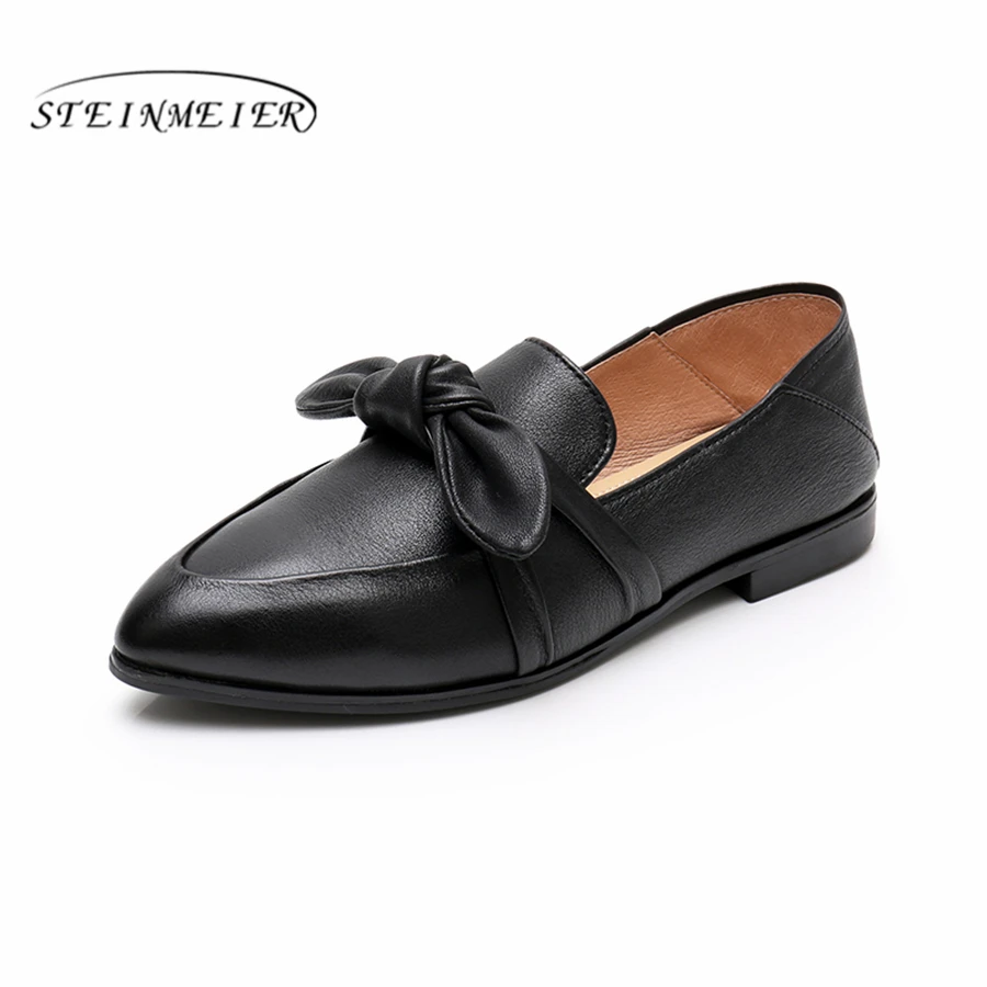 Броги женские из натуральной коровьей кожи повседневные дизайнерские винтажные