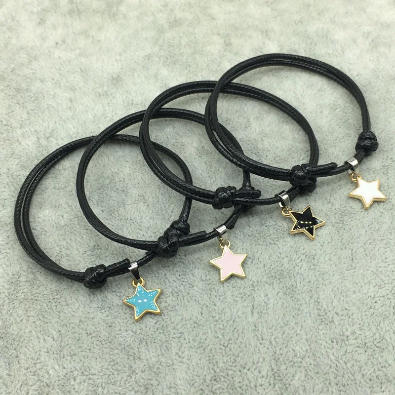 BOBIGIULAI бренд 2 шт./компл. Мода Пара браслеты высокого качества сплав звезда