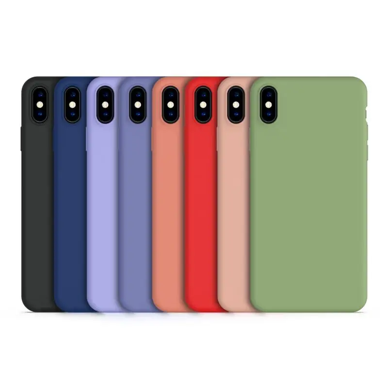 100 шт. жидкий силиконовый чехол для Samsung S21 FE/S21 Plus/S20 Ultra/S21FE/S8 Plus/S9/Note 9/Note 20