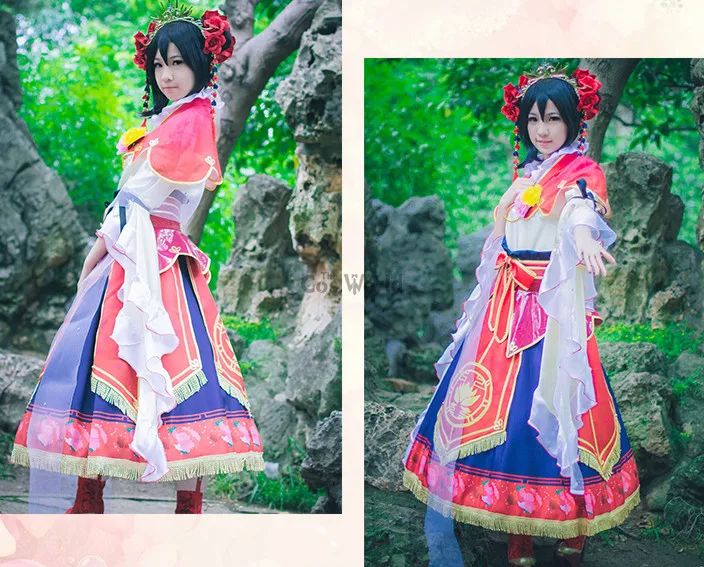 Love Live School Idol Project Yazawa Nico Lucky Gods Dress Uniform Anime Cosplay Costume Outfit image 2