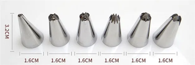 8 шт./компл. украшения для десерта силиконовые глазировки Крем кондитерский мешок
