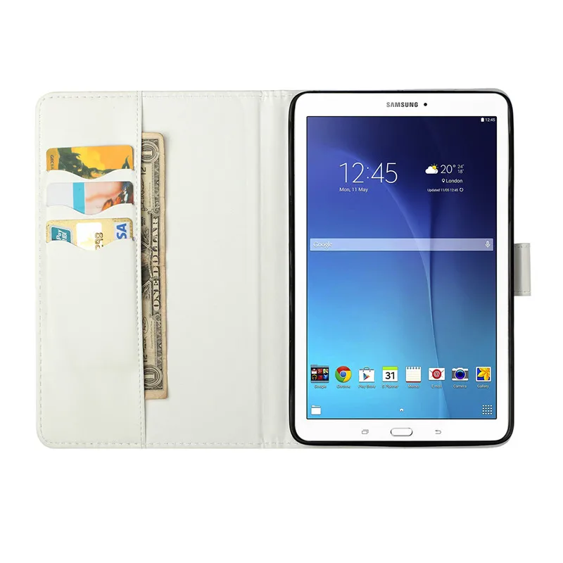 Кожаный чехол Wekays для samsung Tab E 9,6 T560 с мультяшным единорогом для samsung Galaxy Tab E 9," T560 T561 чехол для планшета s