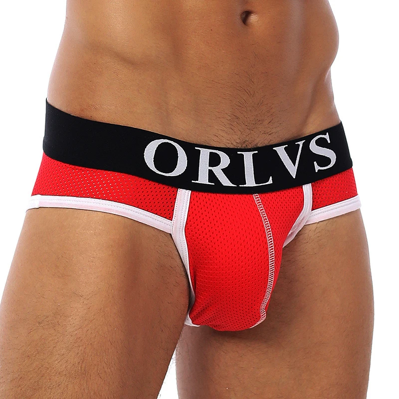 2019 сексуальные мужские трусы с сеткой трусы-бикини короткие из хлопка в полоску 3D