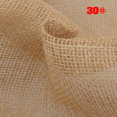 ShuanShuo 30#- 80# мешок из джутовой ткани, льняная ткань для ручной работы, сумки для хранения, рождественские украшения 160*50 см - Цвет: 30