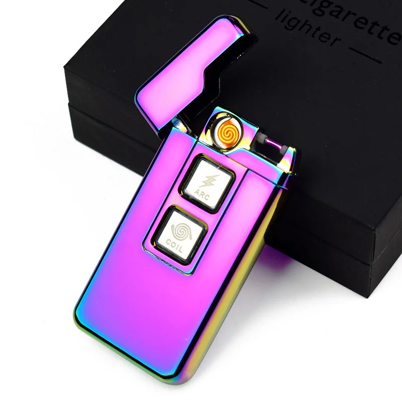 Многофункциональная Электронная зажигалка красочные зажигалки USB с импульсной