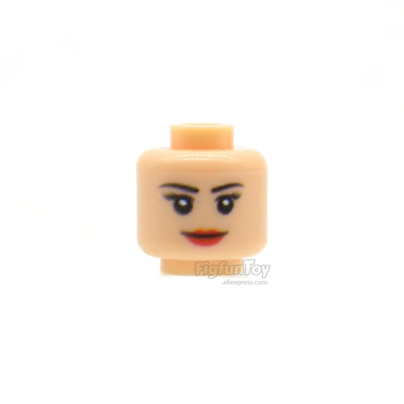 10 шт./лот brick Heads на заказ напечатанные со скелетом-тыквой лица для MOC цвет лица строительные блоки строительные игрушки