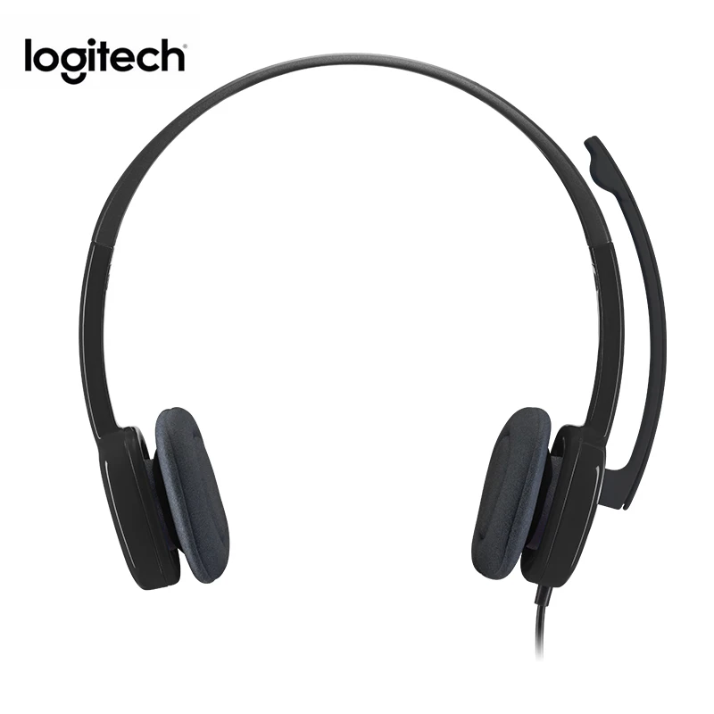 Оригинальная стереогарнитура Logitech H151 наушники с несколькими устройствами со