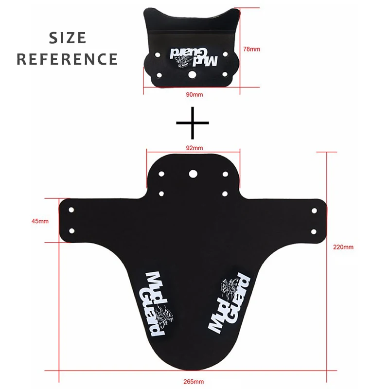 Новинка 2019 велосипедные Крылья Пластиковые Красочные передние и задние