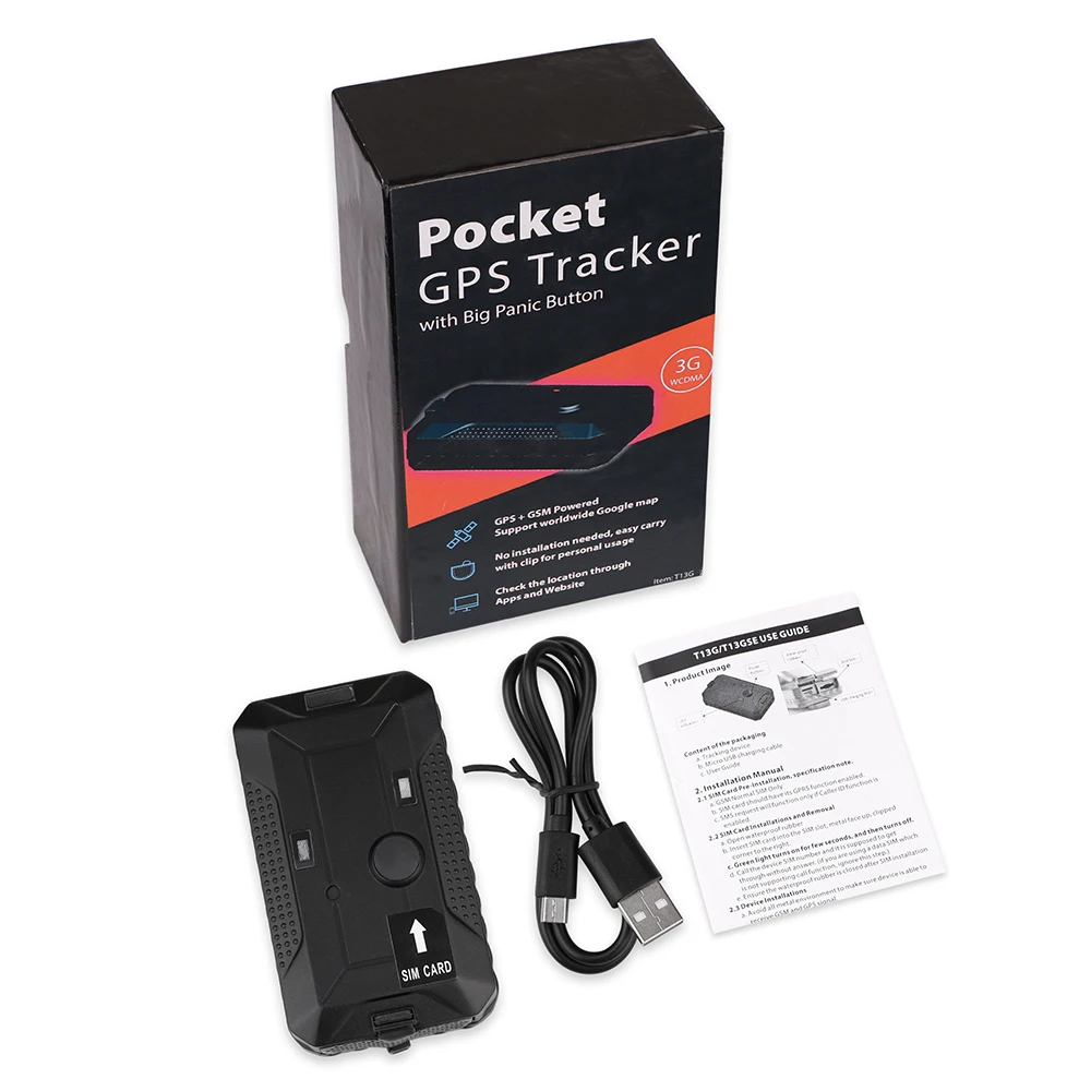 3G WCDMA автомобильный GPS трекер водонепроницаемый мини IPX7 5000 мАч WIFI SD автономный