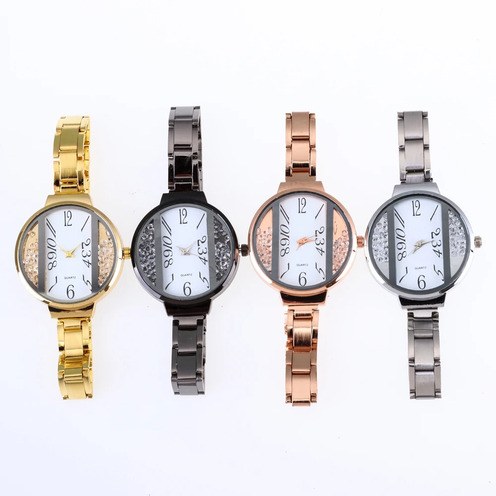 Часы роскошные женские часы с бриллиантамы модные Quicksand Montre Femme Bayan Kol Saati Relogio |