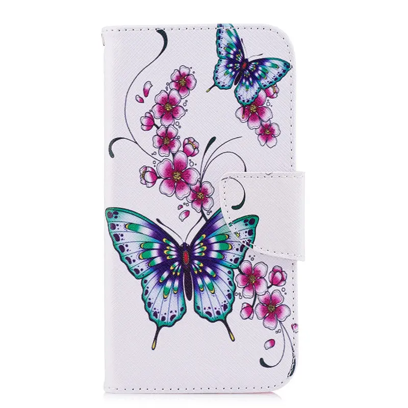 Peach Butterflies Чехол для телефона чехол для samsung Galaxy A3 A5 j3 j5 j7 S8 S9 S10 плюс S10E Note 9 8 Ретро чехол s Чехол-кошелек кожаный чехол D07Z - Цвет: Peach Butterflies