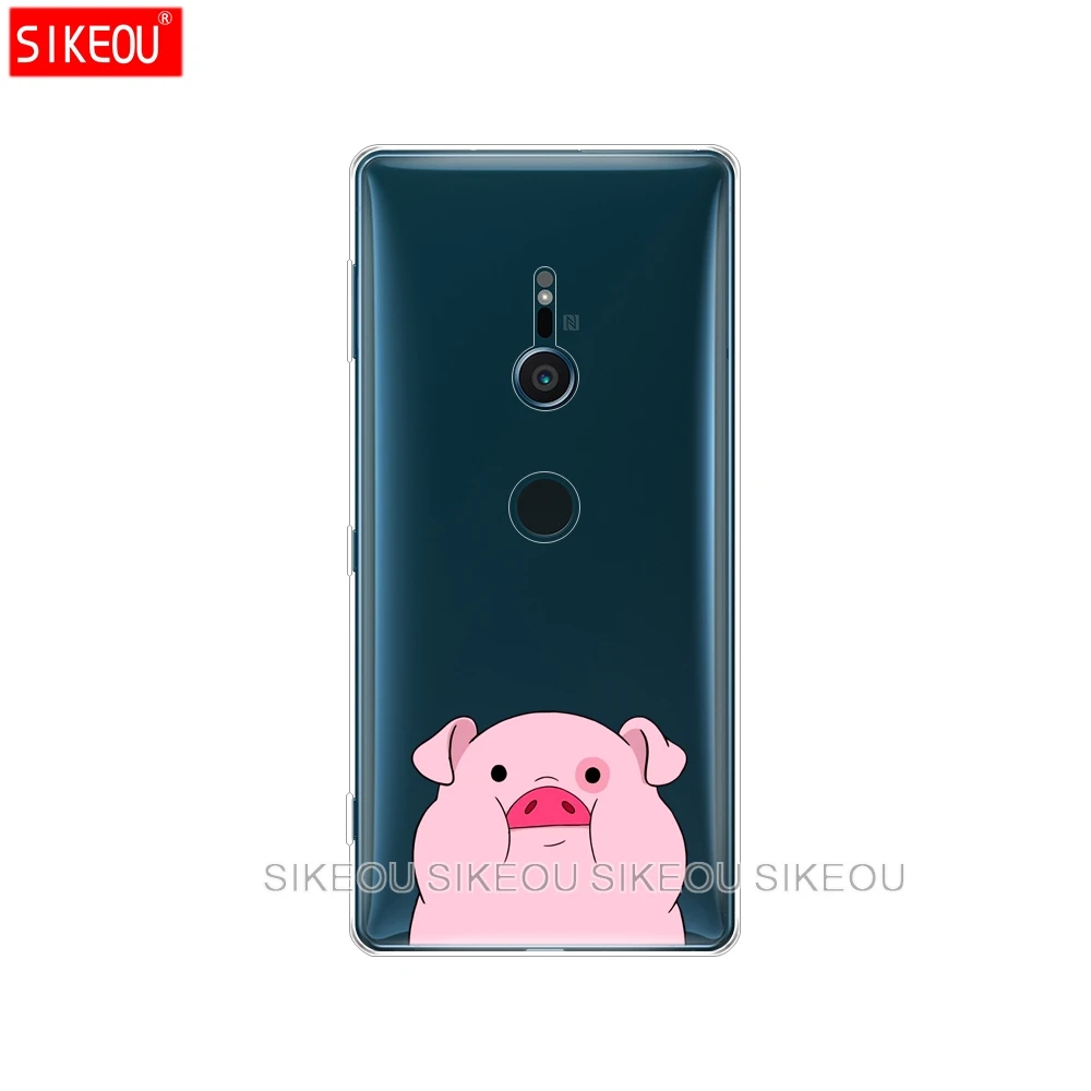 Silicone Soft Clear TPU For Sony Xperia XZ2 Case for Compact Cover XZ1 /XZ1 Compact/XZ Premium Cases coque |