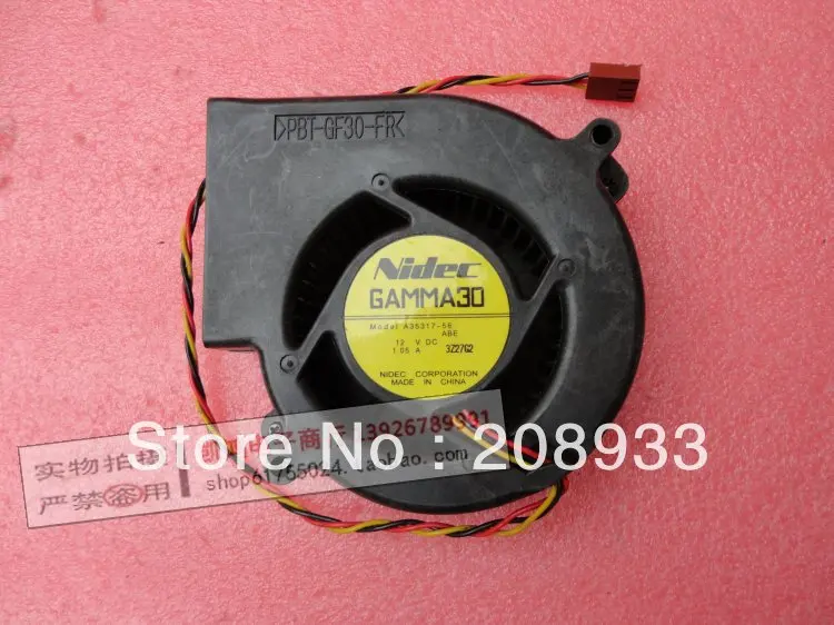 Для Nidec 9733 расстояние отверстия 10 см 12V 1.05A турбины центробежные машины для