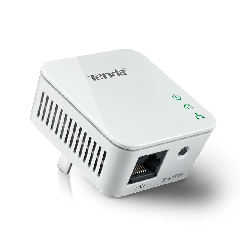 Tenda P202 + PA202 Mini 300mbps PowerLine Ethernet адаптер PLC Адаптер совместим с беспроводным Wifi