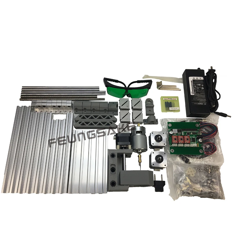 3018 фрезерный станок с ЧПУ 3 осевой мини сделай сам для ПХД ПВХ гравировальный по