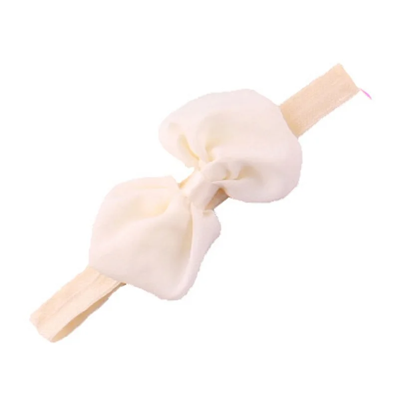 Детская однотонная повязка на голову с бантом бабочкой|headwear|headwear baby |