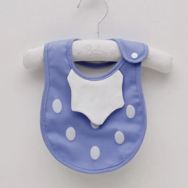 Violet Детские нагрудники клубника хлопок водонепроницаемый Baberos Bebes бандана нагрудник полотенце 2 слоя малыш Ланч нагрудник Полотенце Отрыжка Ткань для От 0 до 3 лет - Цвет: Violet