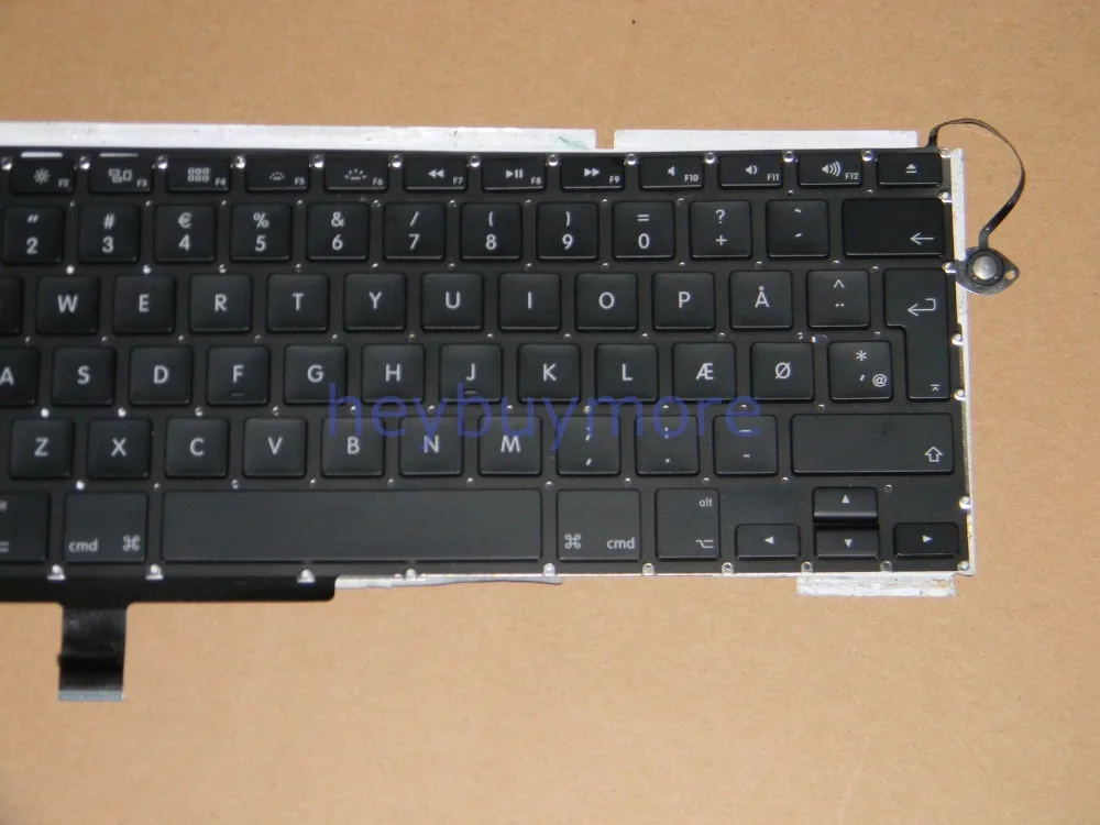 Для Macbook Pro 17 &quotA1297 2009 2010 2011 2012 MB604 MC226 MC227 MC024 MC725 MD311 DK Датский клавиатура Бесплатная