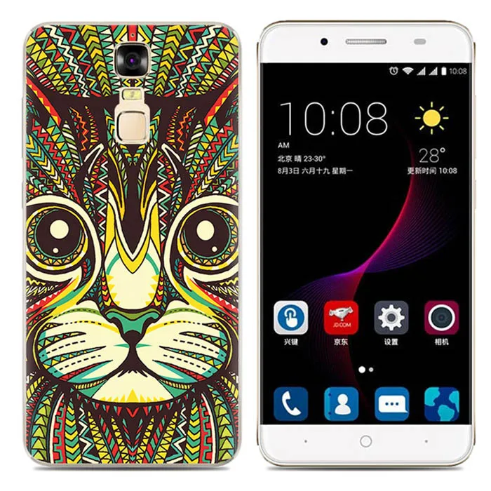 Мягкие силиконовые чехлы для zte Blade A610 плюс zte A610+/A2 Plus Чехол-сумка для телефона с цветочным узором Корпус ТПУ для zte Blade A610 плюс Чехол - Цвет: Розовый