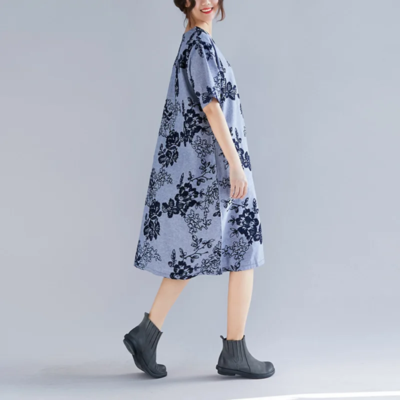 2019 весеннее модное платье с круглым вырезом и вышивкой один цвет размер