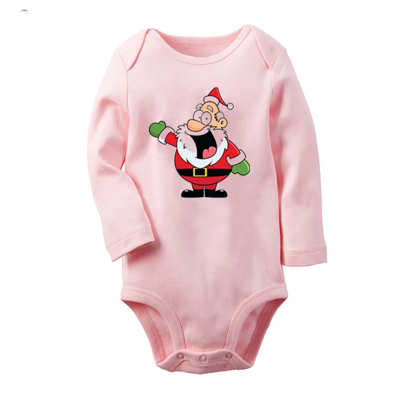 Baby477PC Merry Рождество подарок «Медведь» носки для девочек новорожденных обувь мальчиков наряды с длинным рукавом Комбинезон хлопковый принт - Цвет: Baby477PC