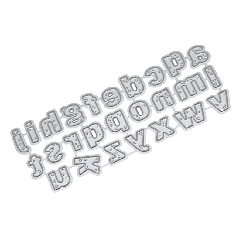 Lowercase буквы Алфавит металла резки штампы трафарет для скрапбукинга &quotсделай