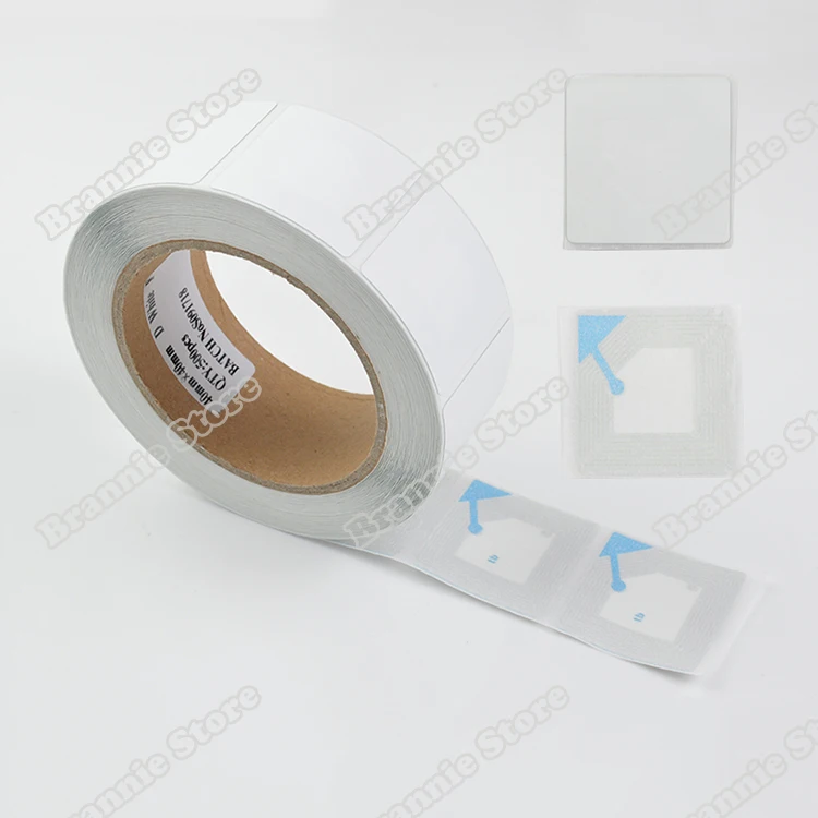 20000pcs/lot 40*40mm 1 carton blank surface sur 8.2mhz EAS RF soft label rf security tag checkpoint free shipping | Безопасность и
