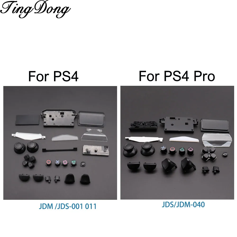 Полный корпус проводящий клей &amp D-Pad Circle Square R1 L1 R2 треугольник X набор кнопок для
