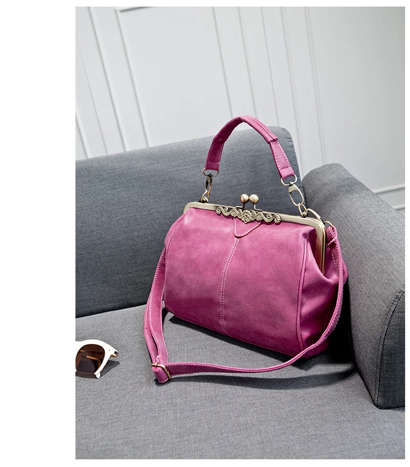 Новый урожай сумки ретро искусственная кожа сумка женщины посланника маленький