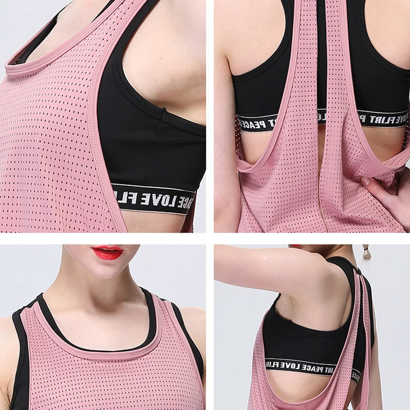 KFDD женский топ для йоги спортивный жилет тренировок мягкие майки без рукавов