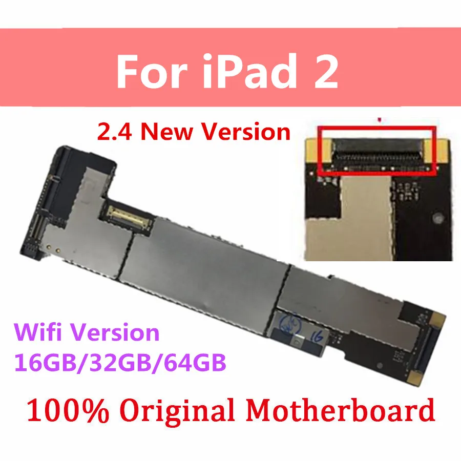 Для iPad 2 материнская плата Wifi версия для с полным чипом оригинальная