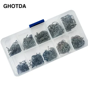 Рыболовные крючки 500 шт.лот 3 4 5 6 7 8 9 10 11 12, рыболовные крючки для преснойсоленой воды