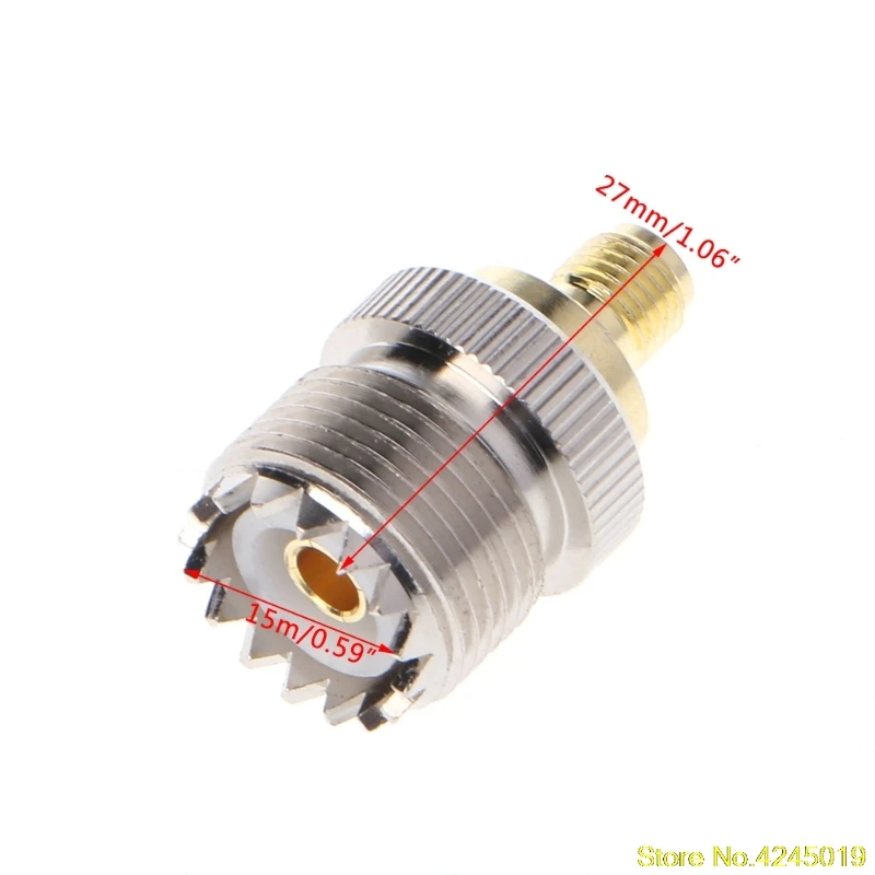 Высокое Качество SMA женский UHF Женский RF коаксиальный разъем адаптер SO 239